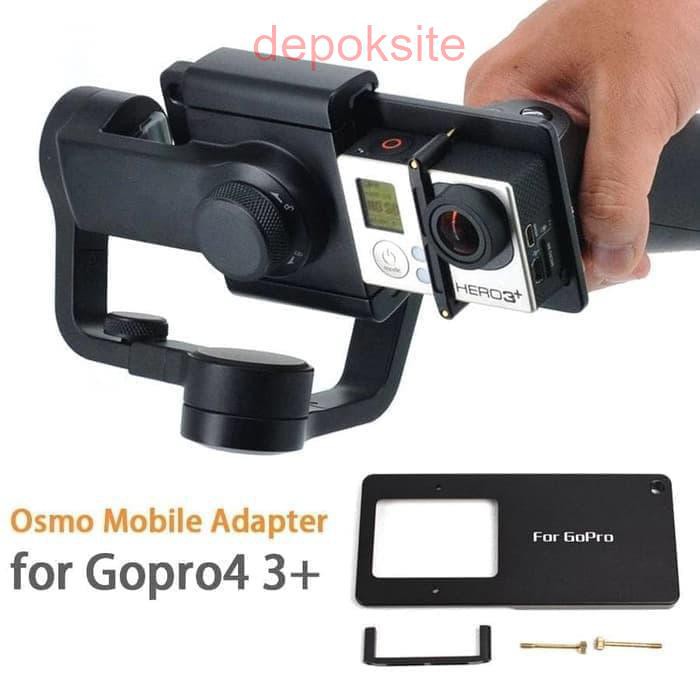 Xiaomi Yi Sjcam Gopro Adapter/Adaptor Mount Dji Osmo Mobile 2/1 Zhiyun