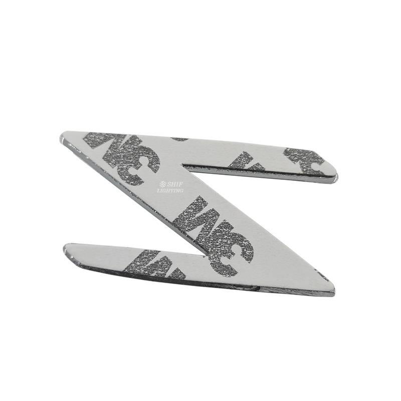 1 x ABS Z Letter Logo Car Auto Rear Emblem Badge Sticker Decal Replacement for NISSAN Z