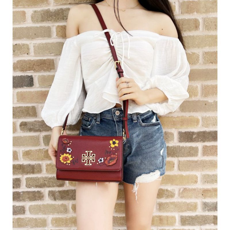TB BRITTEN EMBELLISHED COMBO CROSSBODY/tas tb ori/tb authentic