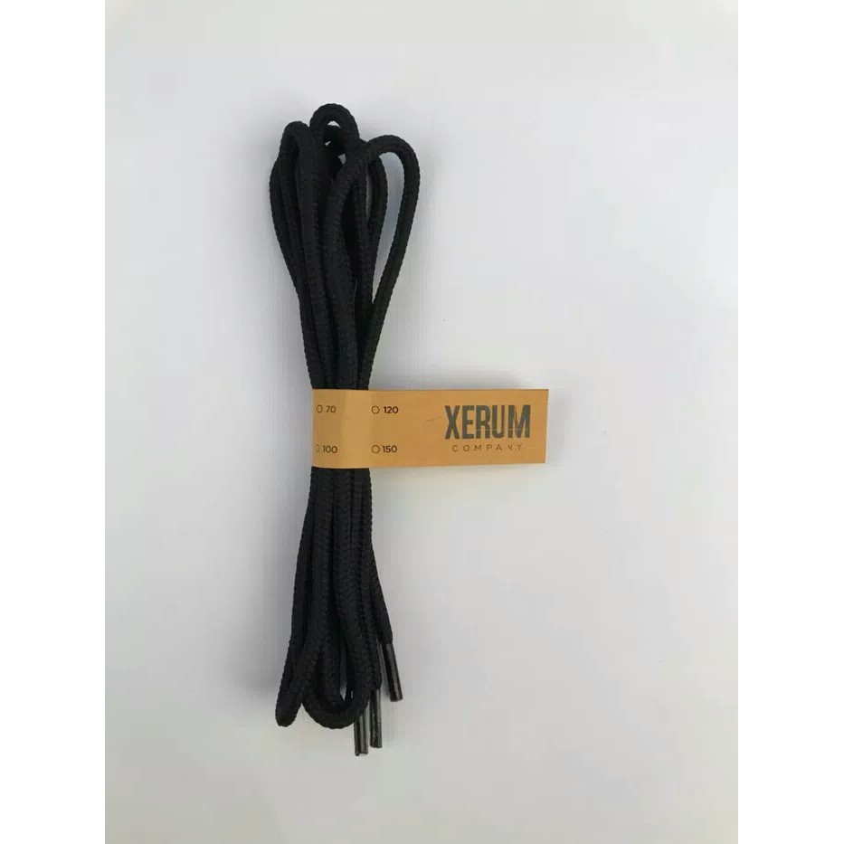 Tali Sepatu Bulat untuk Boots - Hitam - panjang 100, 120, 150 cm