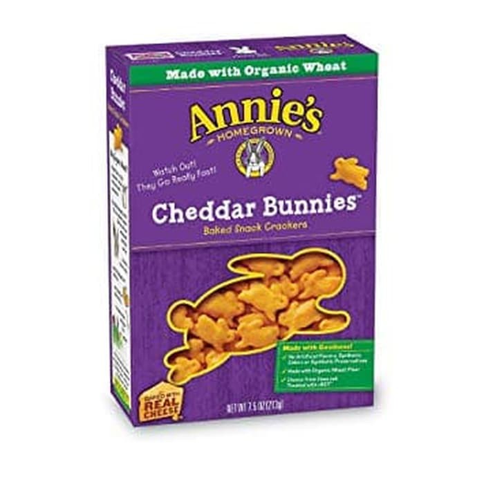 

Annie's Cheddar Bunnies Baked Snack Crackers/Cemilan Sehat/Gluten free