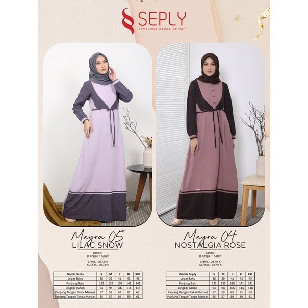 Seply Dress Meyra 05 Gamis Seply