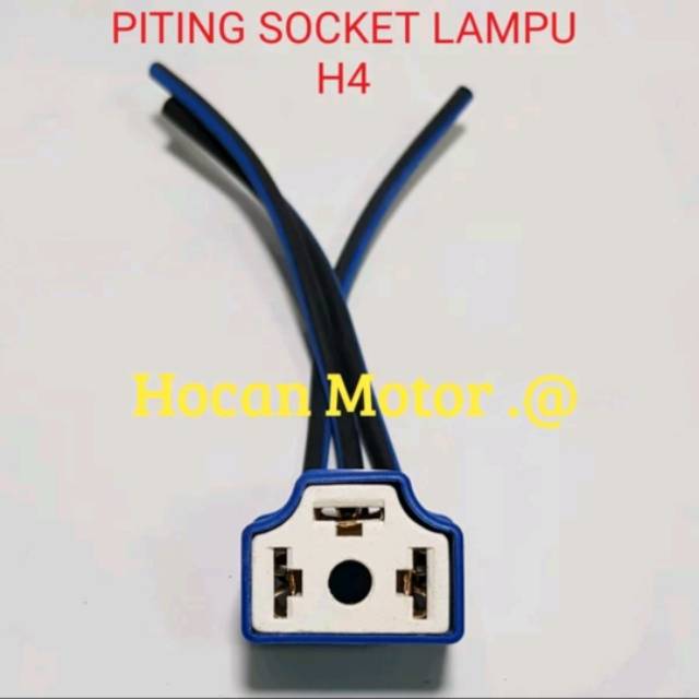 PITING LAMPU SOKET SOCKET LAMPU DEPAN H4 VIXION SCOOPY F1 R15 NINJA CB 150 HIGH QUALITY
