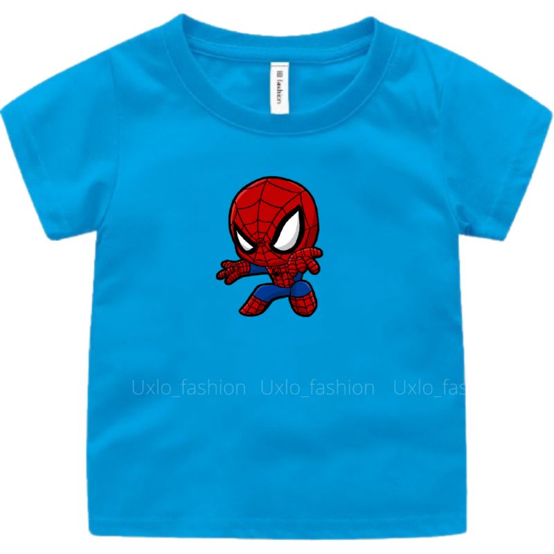 KAOS ANAK LAKI LAKI SUPERHERO SPIDERMAN UMUR 2 SAMPAI 9 TAHUN UXLO FASHION