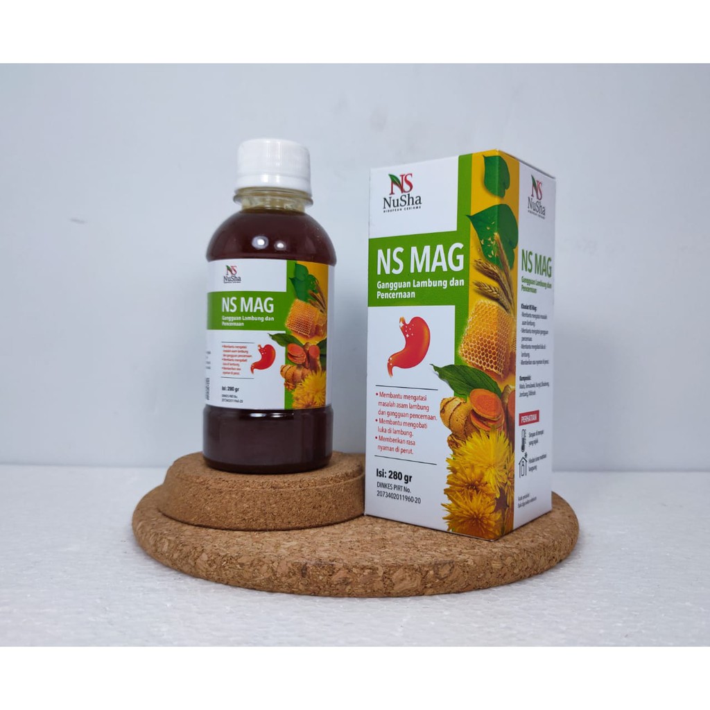 Madu Maag NS MAG  (6 in 1) Mengobati Sakit Maag Asam Lambung Gerd Mual Kembung 280 gr