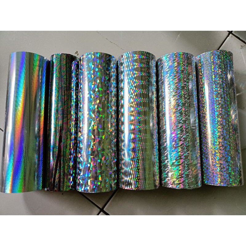 

Hot stamping foil hologram impor murah grade A 5 meter