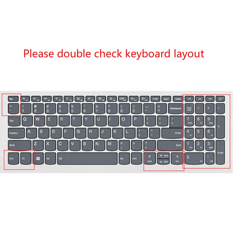 Pelindung Keyboard Silikon Ultra Tipis Untuk Lenovo Ideapad 320c 330c V330 15.6 Inch