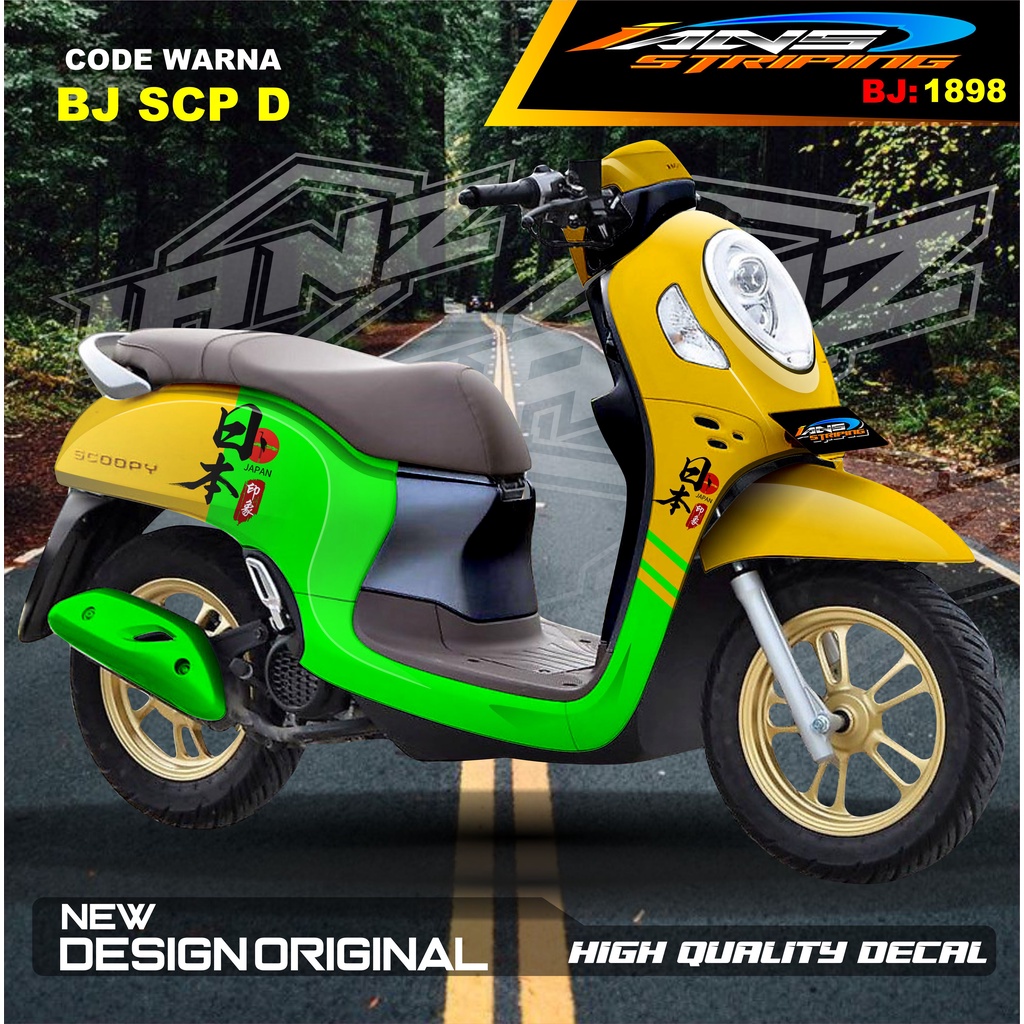 STIKER FULL BODY SCOOPY / STICKER ALL NEW SCOOPY / STIKER FULL BODY SCOOPY TERMURAH / STIKER MOTOR SCOOPY / STIKER MOTOR