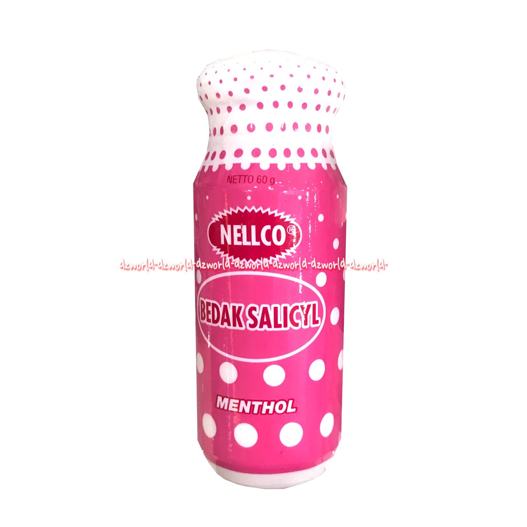 Nelco Bedak Salicyl 60gr Menthol Pink Non Menthol Bedak Salicil Talk Talek Powder Powder Botol