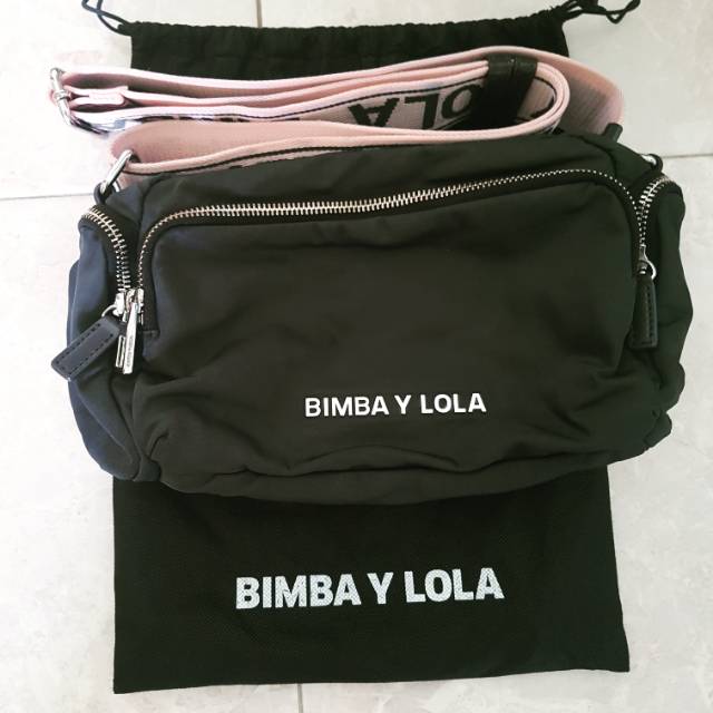 bimba y lola crossbody green forest preloved second original byl