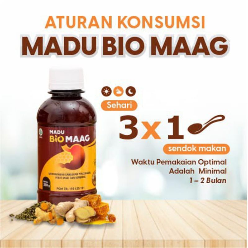 Madu Biomaag Bio Maag Original Asli Spesialis Penyakit Maag Kronis Asam Lambung Tinggi Gerd Radang Usus Axienty Tukak Lambung Nyeri Ulu Hati Sesak Nafas Nyeri Di Dada Berdebar Perut Mual Kembung Sembelit Tidak Bisa Buang Angin Dan Sakit Lambung Lainnya-5