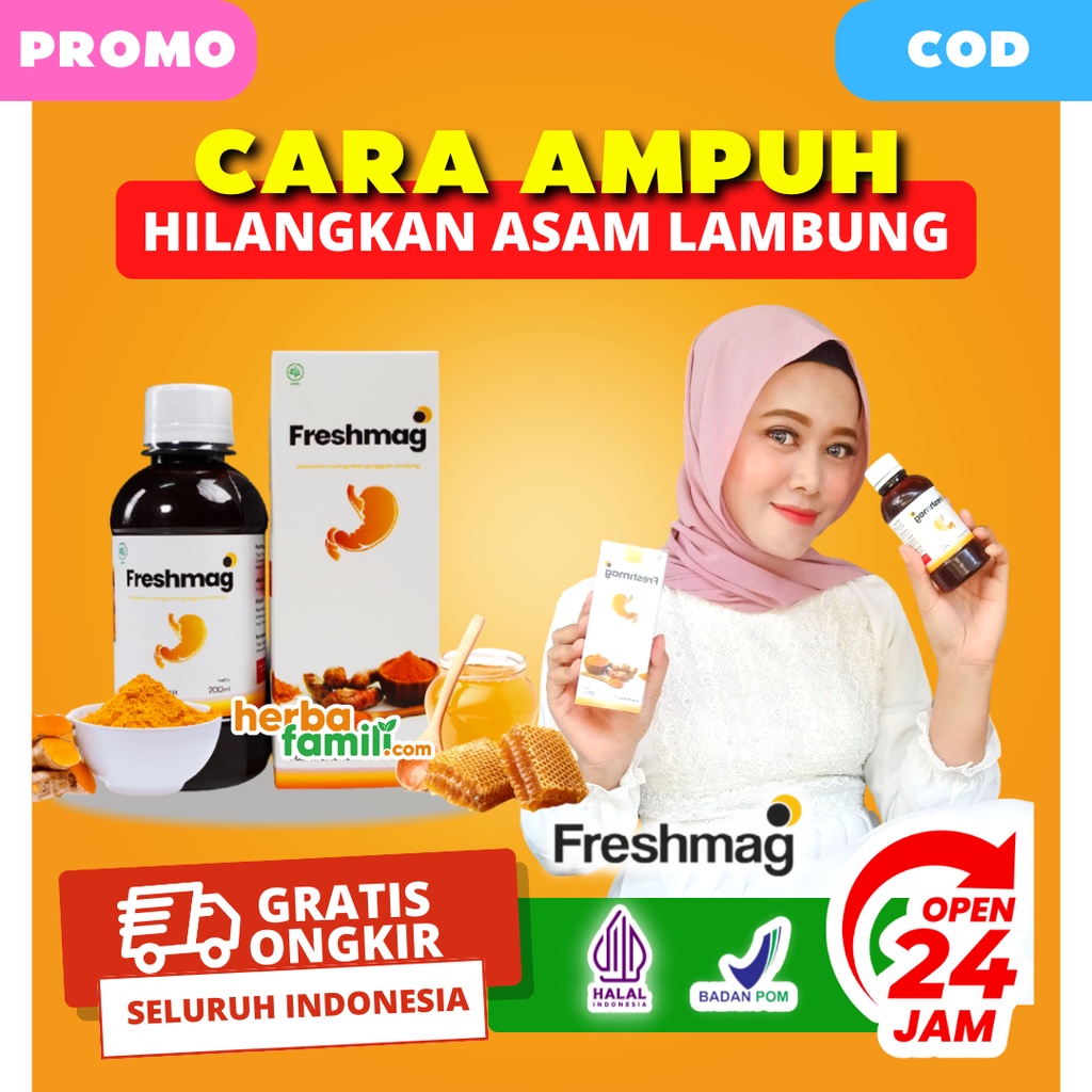 FRESHMAG 100% ORIGINAL OFFICIAL | Madu Asam Lambung Asli Obat Herbal Freshmaag Fresh Mag Fresh Maag Freshmag