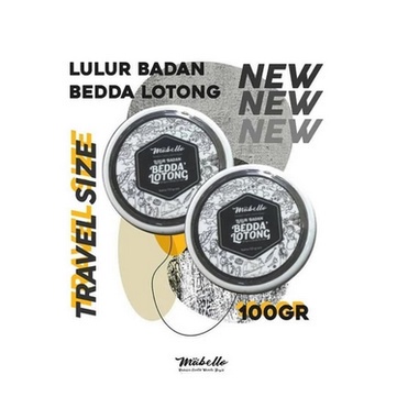 GORIMORI MABELLO BEDDA LOTONG - LULUR BADAN MABELLO LULUR HITAM 100GR