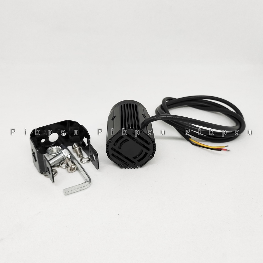Lampu tembak Laser Sorot D2 mini Led 2 Mode Jauh Dekat High Low Putih Kuning sangat terang Waterproof Untuk Motor Mobil