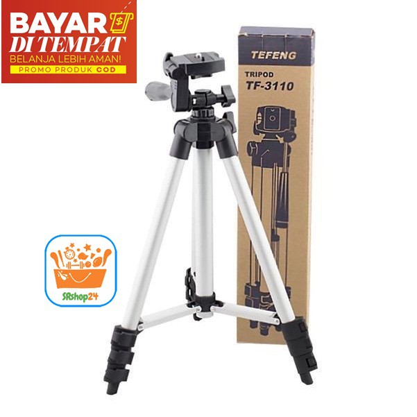 SRS (COD YES) Tripod 3110 Panjang 1 Meter / Tripod Camera HP / Tripod Camera Mirrorless / Tongsis