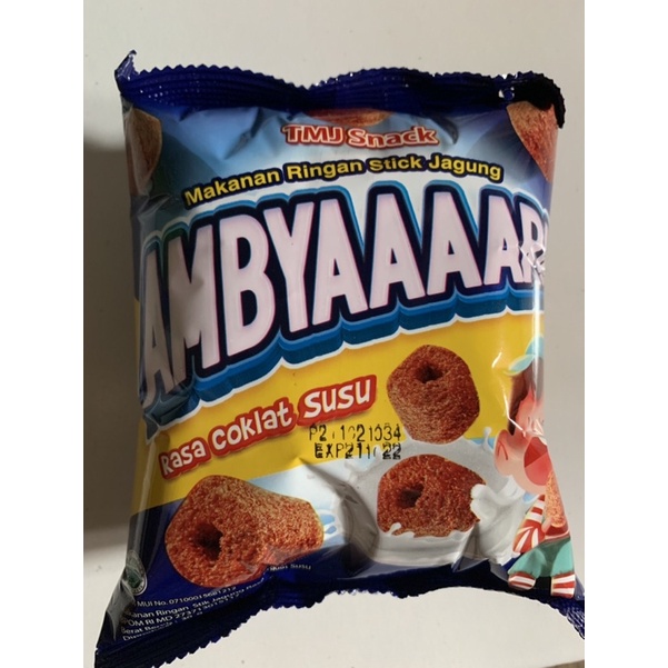 

AMBYAR COKLAT | ciki berhadiah | snack murah | jajajan sd 2000an