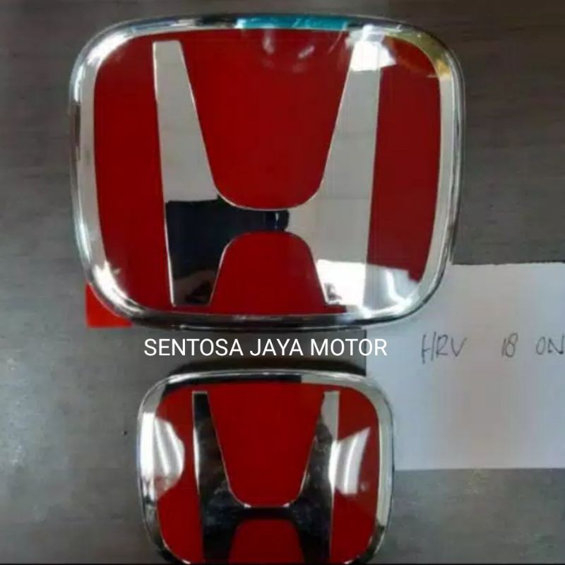 EMBLEM LOGO ASLI HONDA HRV 2018 ON 1PC BELAKANG