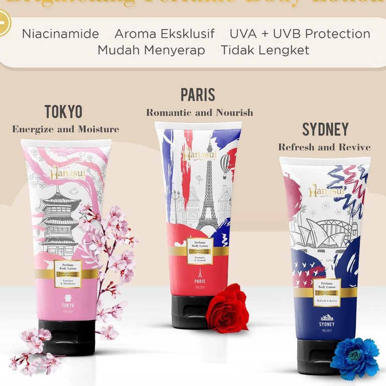 MULTIPRO88 BODY LOTION PARFUME HANASUI / NEW BODY LOTION PARFUME ORIGINAL