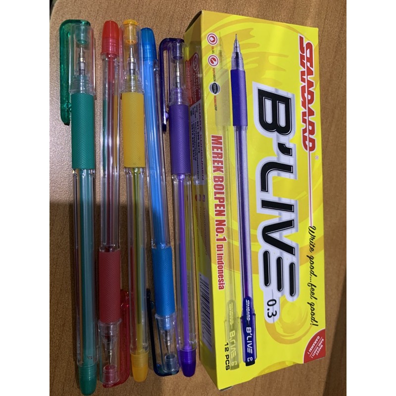 

GROSIR 25.000 / Pen B’LIVE | Pulpen BLIVE Standard