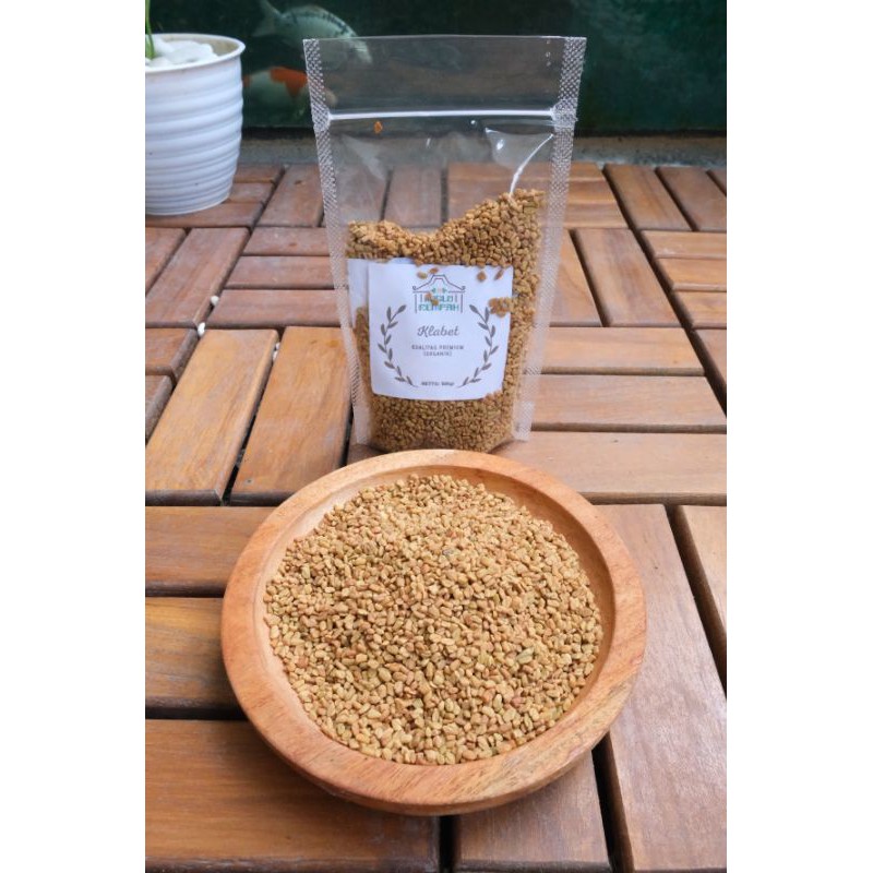 

Biji Kelabat / Klabet / Fenugreek Seed - 100gr