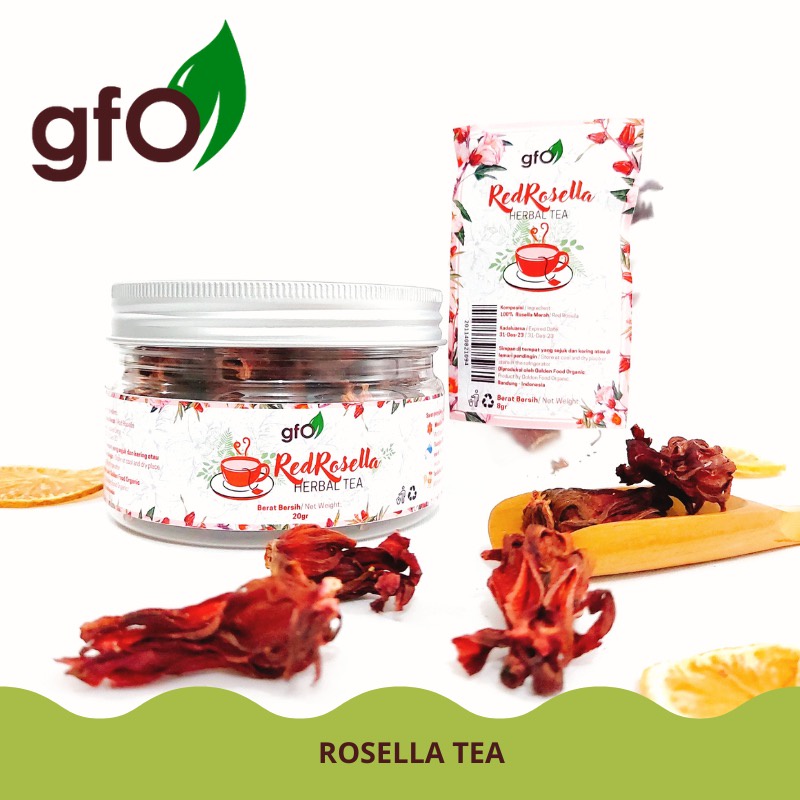 

Teh Bunga Rosella Merah / Red Rosella Flower Tea / Tisane / Artisan Tea / Flower Tea / Teh Bunga / Tea Blend GFO