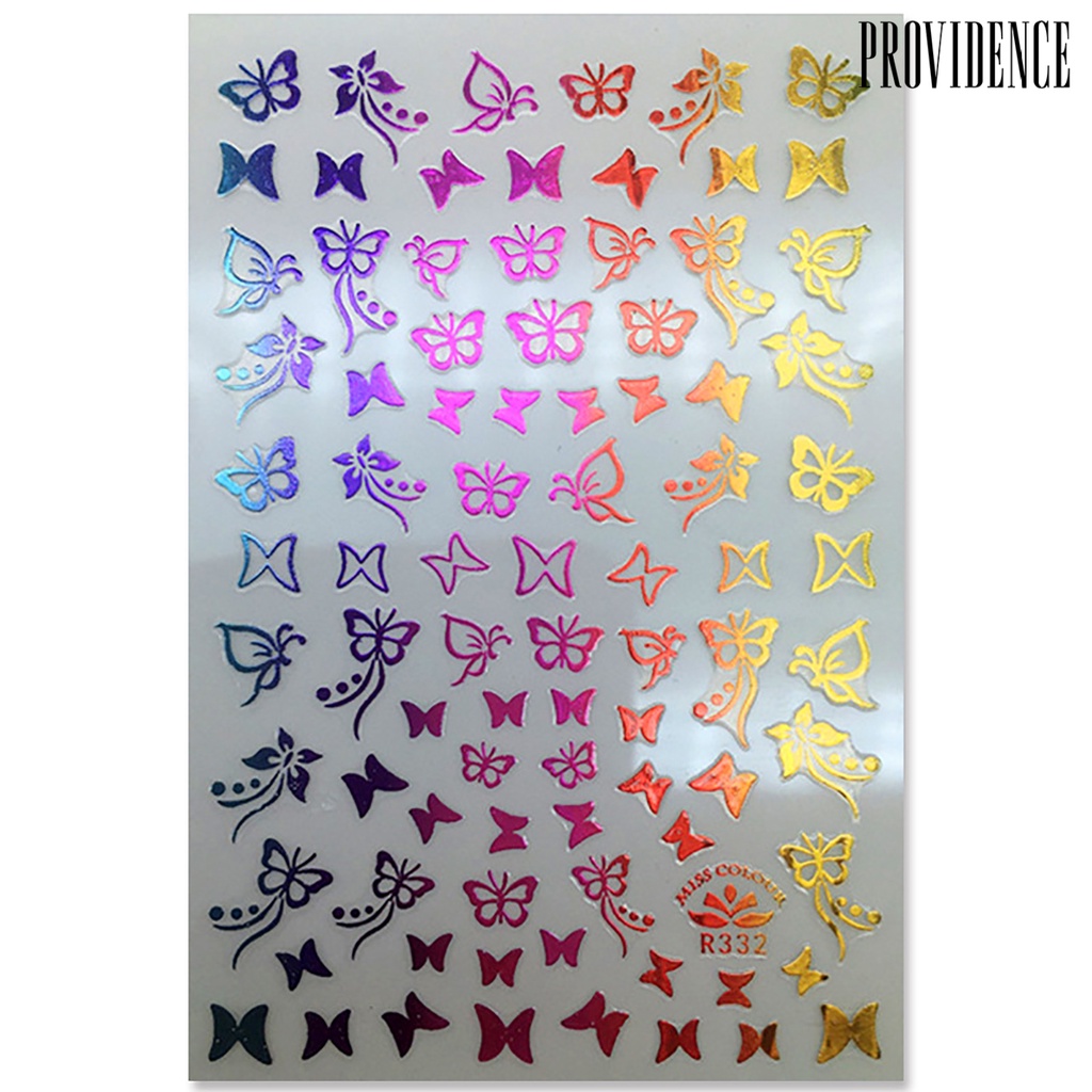 Providence 3D Beauty Butterfly Nail Art Stickers Manicure Decal DIY Fingernail Decoration