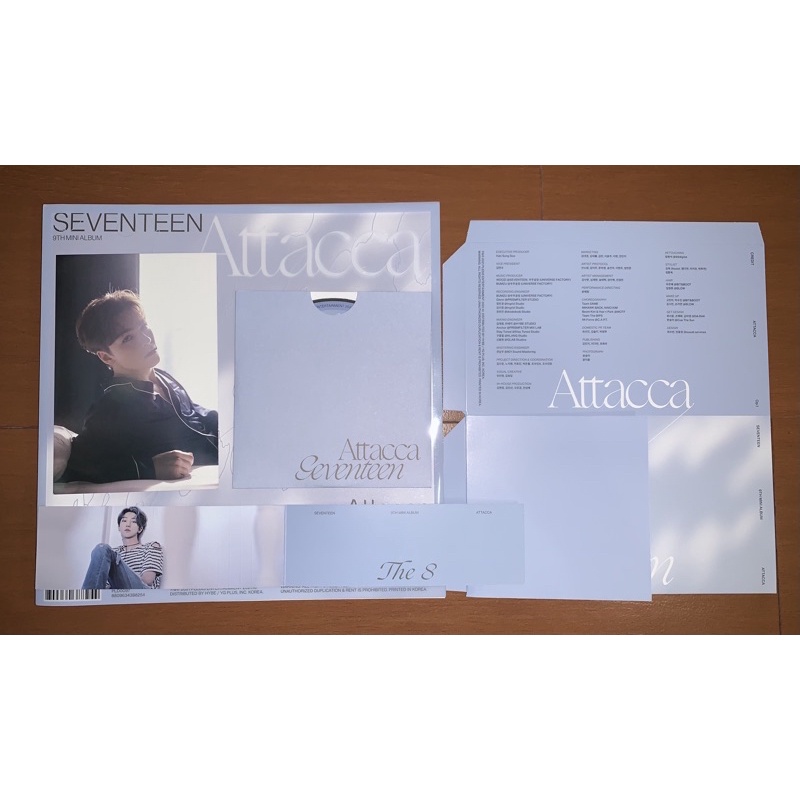 [BOOKED] Album Attacca op 1 Unsealed Hiphop Team Scoups Wonwoo Mingyu Vernon The8