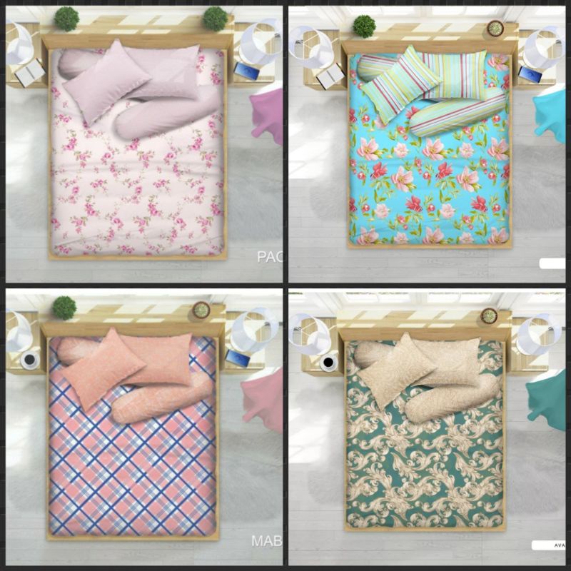 SPREI FITTED MY LOVE UK.160X200 T30 PAOLA AVANTI KALIA MABEL