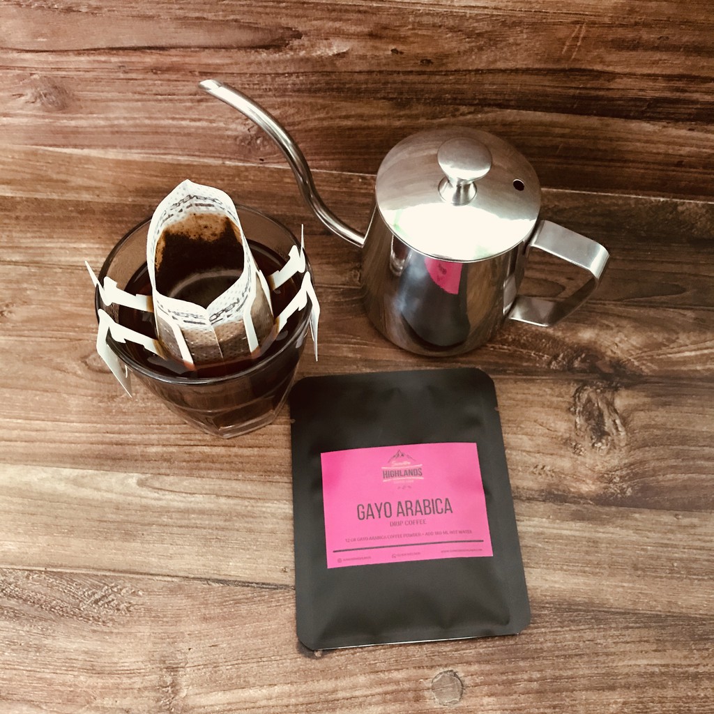 

DRIP COFFEE, ARABICA GAYO, KOPI BUBUK- SINGLE ORIGIN