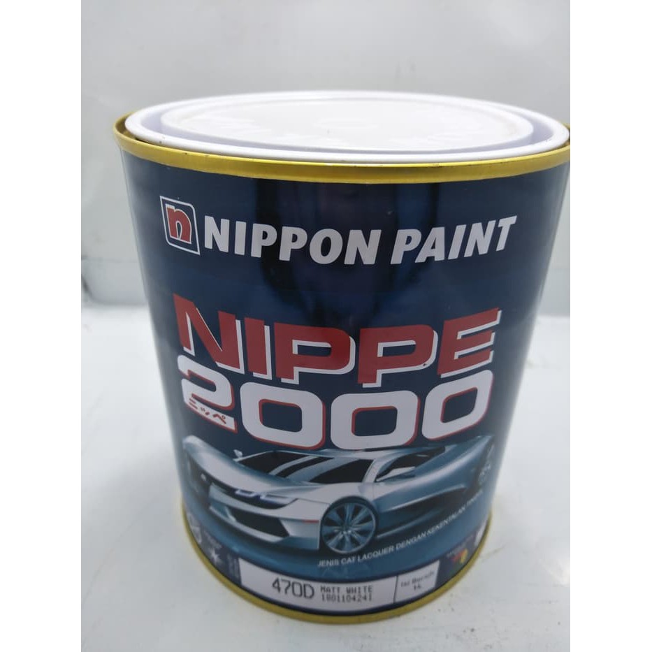 

CAT DUCO NIPPON PAINT NIPPE 2000 470D MATT WHITE / CAT MINYAK