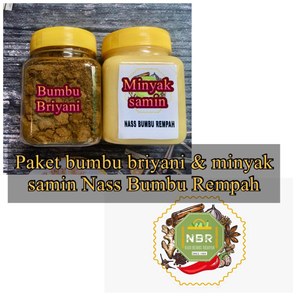 

PROMO HEMAT Bumbu Briyani + Minyak Samin / Bumbu Bubuk Nasi Briyani / Nass Bumbu Rempah
