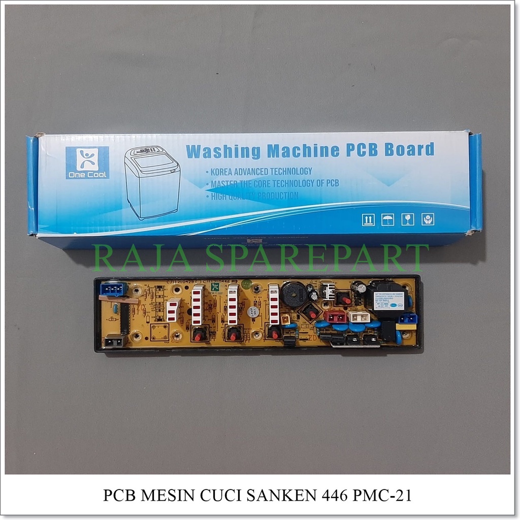 PCB/Panel/Modul Mesin Cuci Sanken 446 (AWS789F, AWS808 ORIGINAL) PMC-21