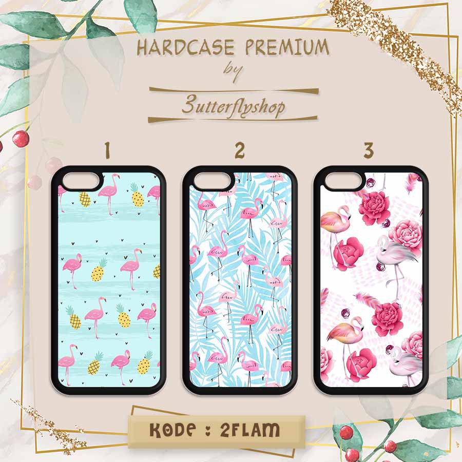 [HARDCASE] Flamingo Floral Pink case Oppo Vivo Realme Redmi Xiaomi Samsung Iphone