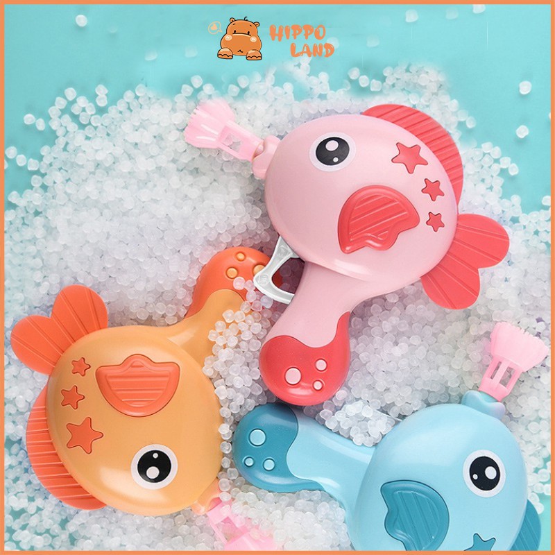 HIPPO LAND Mainan Anak Pistol Gelembung Lumba Lumba Machine Electric Galting Bubble Gun Outdoor 78