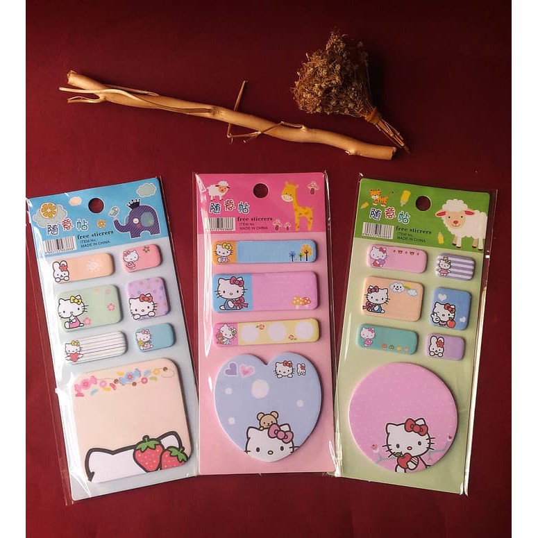 

Post it Sticky note / Set memo tempel - Hello Kitty