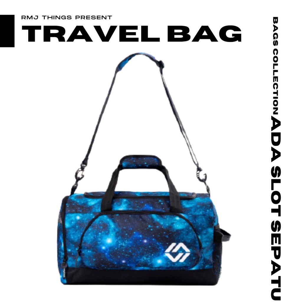 Tas Travel Duffle Traveling Gym Olahraga Slempang Outdoor Selempang Mudik Pulang Kampung Pakaian Baj