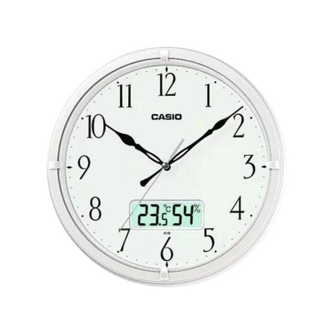 Jam Dinding Wall Clock Casio Ic-02 Ic 02 5Df Analog Digital Original