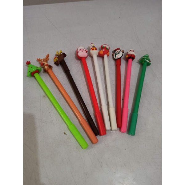 

bolpen gel tema natal