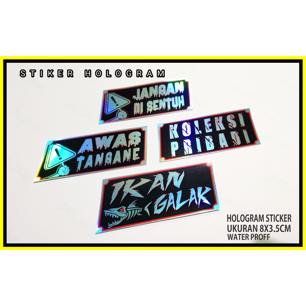 

STIKER HOLOGRAM IKAN GALAK HITAM