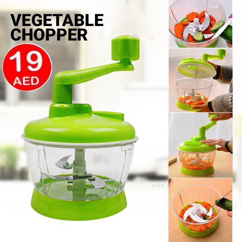 Penggiling Daging dan Sayur Manual Speedy Chopper Putar Manual Blender Putar Manual Nicer Dicer