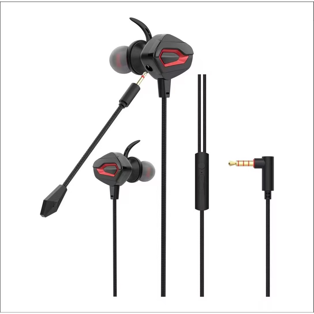 MINIGO Headset - Handsfree Gaming GM-007 GM-008 Stereo Earphones Games Plus Mic Universal Jack Audio 3.5mm