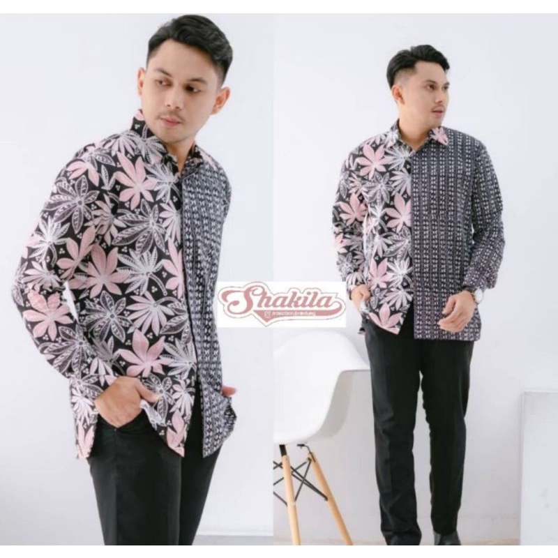 KEMEJA BATIK KATUN PREMIUM FASHION PRIA TERBARU MODIS TERKINI LENGAN PANJANG PENDEK KATUN PRIMA MURAH M L XL XXL