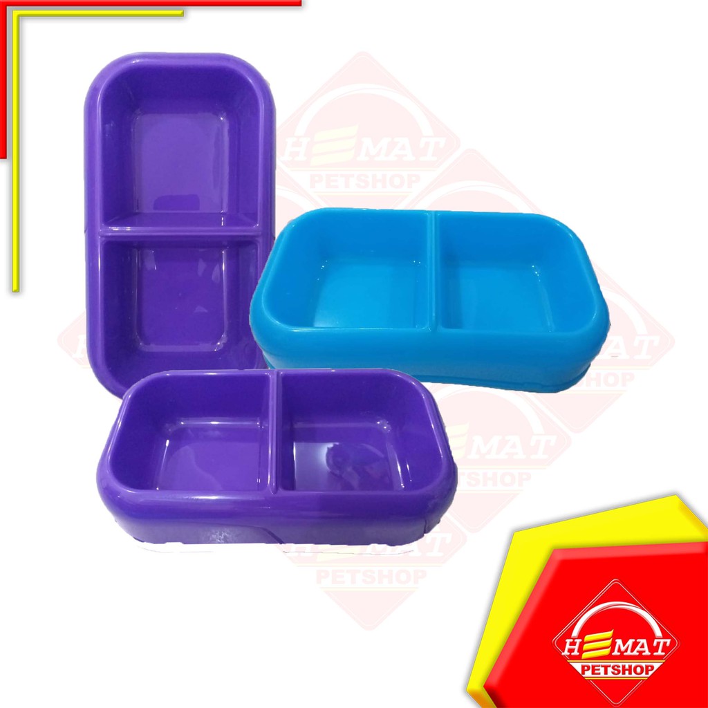 Tempat Makan Double / Tempat Makan Anjing Kucing / Pet Bowl