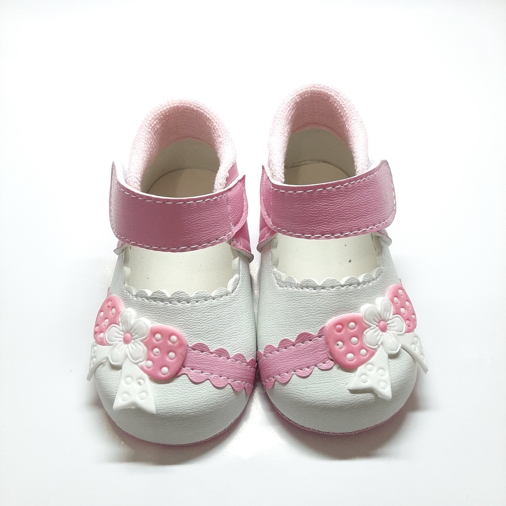 mandirishoestore-SEPATU BAYI PREWALKER PEREMPUAN 0-12 BULAN PITA 0-12 BULAN APY01