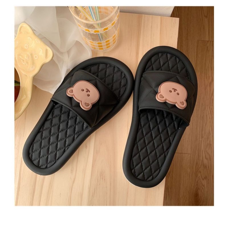 Sandal Kokop Wanita Emboss Bear