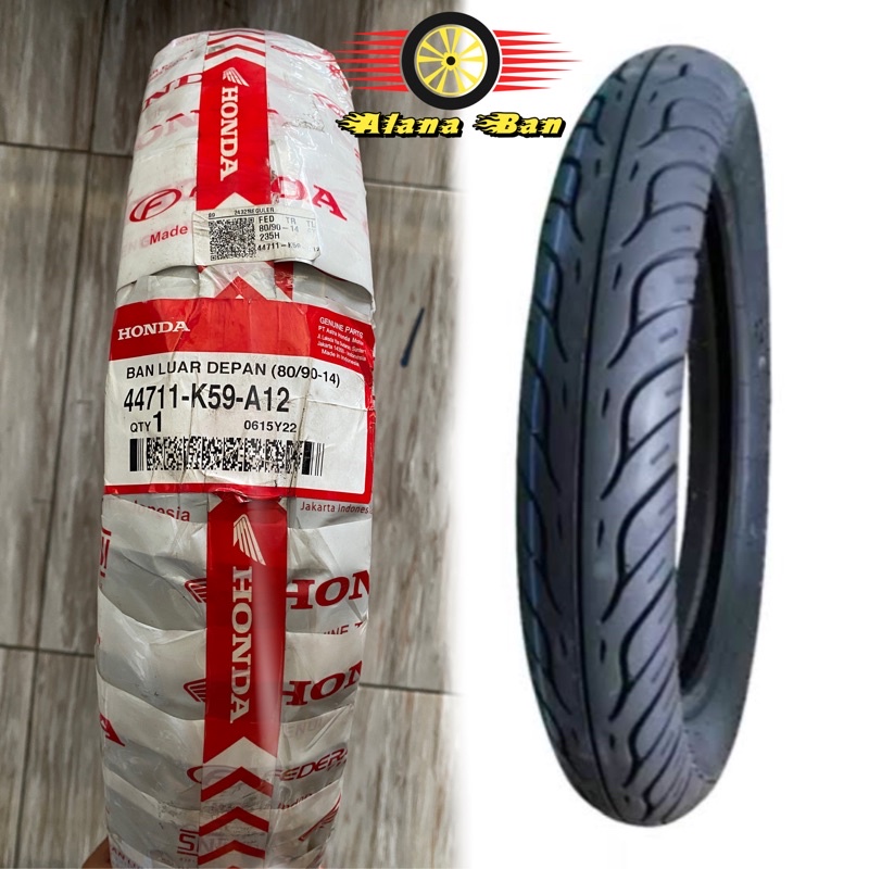 Ban motor Honda Federal AHM 80/90 ring 14 tubeless