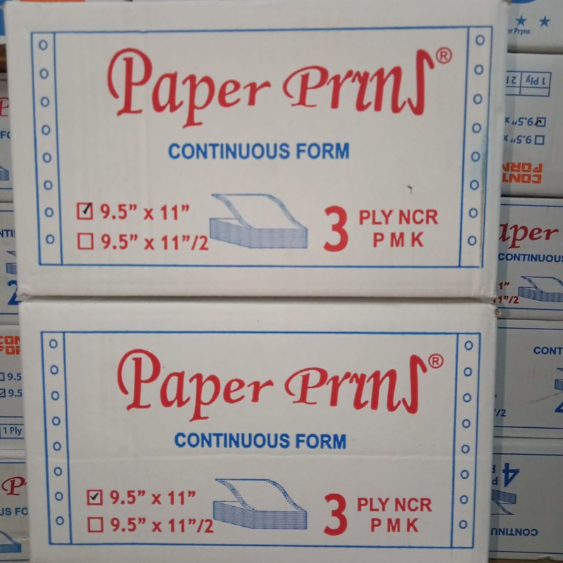

Promo Paper Pryns Continuous Form 9,5 x 11 3ply - Warna