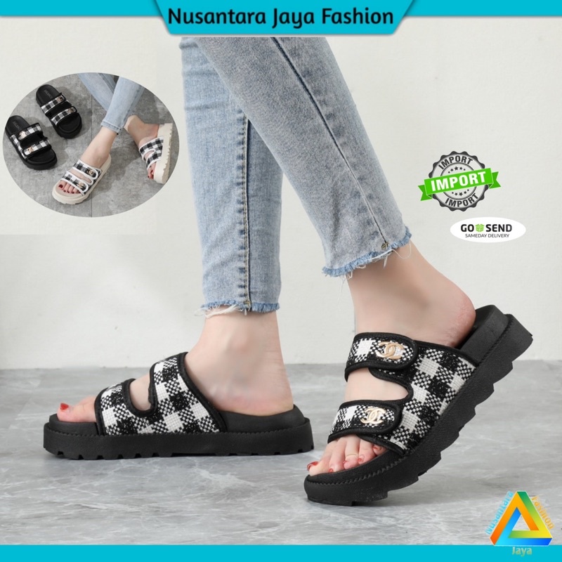 Sandal Wedges Wanita Balance Import 238 1