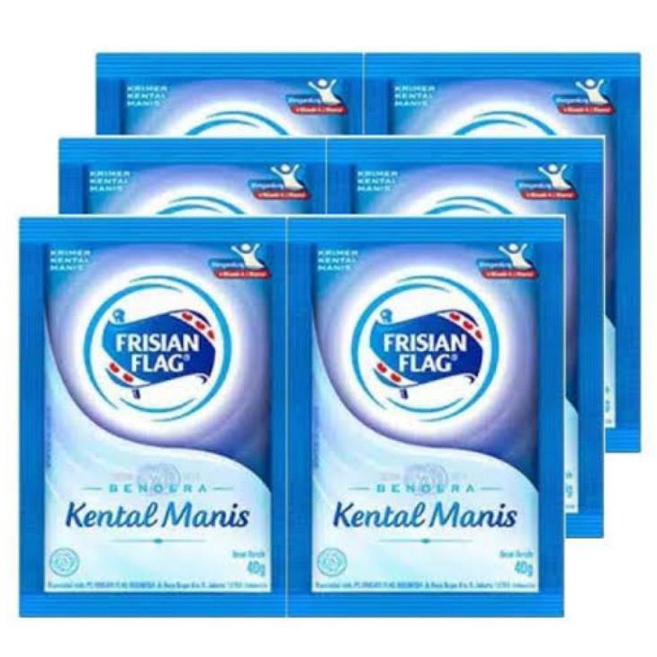 

Frisian flag kental manis sachet 40g