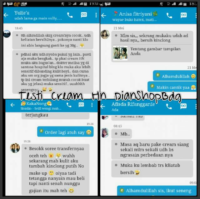 Cream Hn Besar Original Sertifikat Asli